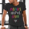 Growth Mindset Positive Back To School Teacher Student Men's V-Neck T-Shirt, gift for family, gift for coworker Growth Mindset Positive Back To School Teacher Student Men's V-Neck T-Shirt, gift for family, gift for coworker