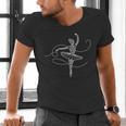 Halloween Ballet Mummy Ballerina Spooky Dance Teacher Women Men's V-Neck T-Shirt, gift for family, gift for coworker Halloween Ballet Mummy Ballerina Spooky Dance Teacher Women Men's V-Neck T-Shirt, gift for family, gift for coworker