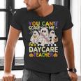 Halloween You Can't Scare Me I'm a Daycare Teacher Ghost Men's V-Neck T-Shirt, gift for family, gift for coworker