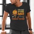 Halloween You Can't Scare Toddler Teacher For Men Women Men's V-Neck T-Shirt, gift for family, gift for coworker