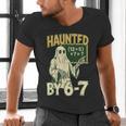 Halloween Costume Haunted By 67 Ghost Math Teacher Professor Men's V-Neck T-Shirt, gift for family, gift for coworker Halloween Costume Haunted By 67 Ghost Math Teacher Professor Men's V-Neck T-Shirt, gift for family, gift for coworker