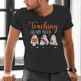 Halloween Ghost Teachers Teaching My Boos Costume Women Men Men's V-Neck T-Shirt, gift for family, gift for coworker Halloween Ghost Teachers Teaching My Boos Costume Women Men Men's V-Neck T-Shirt, gift for family, gift for coworker