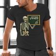 Halloween Skeleton 67 Meme Square Root 4489 Math Teacher Men's V-Neck T-Shirt, gift for family, gift for coworker