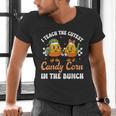 Halloween Teacher Cutest Candy Corn Groovy Spooky Teachers Men's V-Neck T-Shirt, Groovy Teacher Shirts, gift for family, gift for coworker Halloween Teacher Cutest Candy Corn Groovy Spooky Teachers Men's V-Neck T-Shirt, Groovy Teacher Shirts, gift for family, gift for coworker