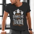 Halloween Teacher Nothing Scares Me Women Men Teachers Men's V-Neck T-Shirt, gift for family, gift for coworker Halloween Teacher Nothing Scares Me Women Men Teachers Men's V-Neck T-Shirt, gift for family, gift for coworker