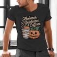 Halloween Teacher Phonemes Graphemes Caffeine Coffee Lover Men's V-Neck T-Shirt, gift for family, gift for coworker Halloween Teacher Phonemes Graphemes Caffeine Coffee Lover Men's V-Neck T-Shirt, gift for family, gift for coworker