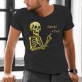Halloween Teacher Six Seven 6 7 Skeleton Spooky Costume Men's V-Neck T-Shirt, gift for family, gift for coworker Halloween Teacher Six Seven 6 7 Skeleton Spooky Costume Men's V-Neck T-Shirt, gift for family, gift for coworker
