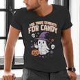Halloween Teacher Trade Students For Candy Costume Women Men's V-Neck T-Shirt, gift for family, gift for coworker
