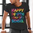 Happy 100th Day Of School Teacher Student 100 Days Tie Dye Men Women Kids Men's V-Neck T-Shirt, gift for family, gift for coworker Happy 100th Day Of School Teacher Student 100 Days Tie Dye Men Women Kids Men's V-Neck T-Shirt, gift for family, gift for coworker