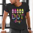 Happy Dot Day 2025 Teacher Kids Girls Colorful Polka Dot Day Men's V-Neck T-Shirt, gift for family, gift for coworker Happy Dot Day 2025 Teacher Kids Girls Colorful Polka Dot Day Men's V-Neck T-Shirt, gift for family, gift for coworker