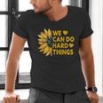 We Can Do Hard Things Kids Teacher Back To School Men's V-Neck T-Shirt, gift for family, gift for coworker