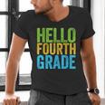 Hello Fourth Grade Shirt 4th Grade Boy Girl Student Teacher Men's V-Neck T-Shirt, 4th Grade Teacher Shirts, gift for family, gift for coworker Hello Fourth Grade Shirt 4th Grade Boy Girl Student Teacher Men's V-Neck T-Shirt, 4th Grade Teacher Shirts, gift for family, gift for coworker