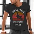 Hocus Pocus Everybody Focus Witch Halloween Teacher Women Men's V-Neck T-Shirt, gift for family, gift for coworker Hocus Pocus Everybody Focus Witch Halloween Teacher Women Men's V-Neck T-Shirt, gift for family, gift for coworker