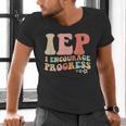 IEP I Encourage Progress Special Education Teacher Graphics Men's V-Neck T-Shirt, gift for family, gift for coworker IEP I Encourage Progress Special Education Teacher Graphics Men's V-Neck T-Shirt, gift for family, gift for coworker