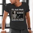 I'Ll Just Wait Until It's Quiet Spanish Teacher Halloween Men Women Kids Men's V-Neck T-Shirt, gift for family, gift for coworker