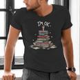 I'm Ok Read Book Reading Nerd Librarian Teacher School Men's V-Neck T-Shirt, gift for family, gift for coworker I'm Ok Read Book Reading Nerd Librarian Teacher School Men's V-Neck T-Shirt, gift for family, gift for coworker