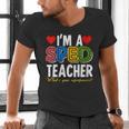 I'm A SPED Teacher Special Education Teacher Men's V-Neck T-Shirt, gift for family, gift for coworker I'm A SPED Teacher Special Education Teacher Men's V-Neck T-Shirt, gift for family, gift for coworker