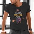 Im The Teacher Witch Halloween Matching Group Costume Men's V-Neck T-Shirt, gift for family, gift for coworker Im The Teacher Witch Halloween Matching Group Costume Men's V-Neck T-Shirt, gift for family, gift for coworker
