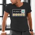 I'm Working For Christmas Break 5 Star Winter Teacher Stars Men's V-Neck T-Shirt, gift for family, gift for coworker I'm Working For Christmas Break 5 Star Winter Teacher Stars Men's V-Neck T-Shirt, gift for family, gift for coworker