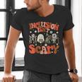 Inclusion Isn't Scary SLP Sped Teacher Halloween Men's V-Neck T-Shirt, gift for family, gift for coworker