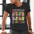 Inclusion Is My Jam SPED Teacher Special Education Teacher Men's V-Neck T-Shirt, gift for family, gift for coworker Inclusion Is My Jam SPED Teacher Special Education Teacher Men's V-Neck T-Shirt, gift for family, gift for coworker