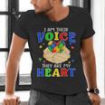 I Am Their Voice They Are My Heart Autism Awareness Teacher Men's V-Neck T-Shirt, gift for family, gift for coworker I Am Their Voice They Are My Heart Autism Awareness Teacher Men's V-Neck T-Shirt, gift for family, gift for coworker