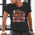 It's A Bootiful Day For Learning Cute Teacher Halloween Men's V-Neck T-Shirt, gift for family, gift for coworker