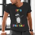 It's Fri-Yay Dabbing Penguin Friday Weekend Teacher Student Men's V-Neck T-Shirt, gift for family, gift for coworker It's Fri-Yay Dabbing Penguin Friday Weekend Teacher Student Men's V-Neck T-Shirt, gift for family, gift for coworker