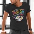 It's A Good Day To Make Some Art Artist Drawing Teacher Men's V-Neck T-Shirt, gift for family, gift for coworker It's A Good Day To Make Some Art Artist Drawing Teacher Men's V-Neck T-Shirt, gift for family, gift for coworker