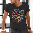 It's A Good Day To Make Some Art Artist Drawing Teacher Tees Men's V-Neck T-Shirt, gift for family, gift for coworker It's A Good Day To Make Some Art Artist Drawing Teacher Tees Men's V-Neck T-Shirt, gift for family, gift for coworker