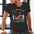 It's A Good-Day To Teach Tiny Humans Pre-K Cat Teacher Lover Men's V-Neck T-Shirt, gift for family, gift for coworker