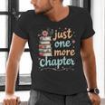 Just One More Chapter Book Reading Floral Teacher Book Lover Men's V-Neck T-Shirt, gift for family, gift for coworker Just One More Chapter Book Reading Floral Teacher Book Lover Men's V-Neck T-Shirt, gift for family, gift for coworker