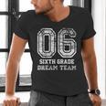 Kids Hello Sixth Back To School 6th Grade Dream Team Teacher Men's V-Neck T-Shirt, gift for family, gift for coworker Kids Hello Sixth Back To School 6th Grade Dream Team Teacher Men's V-Neck T-Shirt, gift for family, gift for coworker