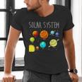 Kids Solar Systems Cute Planets Space Science Teacher School Men's V-Neck T-Shirt, Science Teacher Shirts, gift for family, gift for coworker