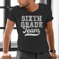 Kids Teacher Sixth Grade Retro Back To School Team 6th Grade Men's V-Neck T-Shirt, gift for family, gift for coworker Kids Teacher Sixth Grade Retro Back To School Team 6th Grade Men's V-Neck T-Shirt, gift for family, gift for coworker