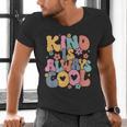 Kind Is Always Cool Groovy Teacher Be Kind Kindness Matters Men's V-Neck T-Shirt, Groovy Teacher Shirts, gift for family, gift for coworker Kind Is Always Cool Groovy Teacher Be Kind Kindness Matters Men's V-Neck T-Shirt, Groovy Teacher Shirts, gift for family, gift for coworker