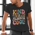 Kind Is Always Cool Teacher Graphic Tees Choose Kindness Men's V-Neck T-Shirt, gift for family, gift for coworker