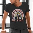 Be Kind ASL Sign Language Deaf SPED Teacher Kids Men Women Men's V-Neck T-Shirt, gift for family, gift for coworker