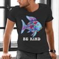 Be Kind Rainbow Fish Teacher Life Teaching Back To School Men's V-Neck T-Shirt, gift for family, gift for coworker Be Kind Rainbow Fish Teacher Life Teaching Back To School Men's V-Neck T-Shirt, gift for family, gift for coworker