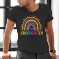 Kindergarten Rainbow Girls Boys Teacher First Day Of School Men's V-Neck T-Shirt, gift for family, gift for coworker