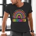 Kindergarten Rainbow Girls Boys Teacher Team Kinder Squad Men's V-Neck T-Shirt, gift for family, gift for coworker Kindergarten Rainbow Girls Boys Teacher Team Kinder Squad Men's V-Neck T-Shirt, gift for family, gift for coworker
