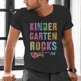 KINDERGARTEN ROCKS Teacher Crew Rock Star Kinder Team Men's V-Neck T-Shirt, gift for family, gift for coworker