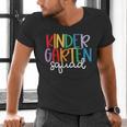 Kindergarten Squad Team Crew Teacher Back To School Men's V-Neck T-Shirt, gift for family, gift for coworker Kindergarten Squad Team Crew Teacher Back To School Men's V-Neck T-Shirt, gift for family, gift for coworker