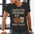 Latina Teacher Bilingual Educator Spanish Heritage Empower Men's V-Neck T-Shirt, gift for family, gift for coworker