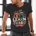 Let's Learn Today Teacher Motivational Back To School Men's V-Neck T-Shirt, gift for family, gift for coworker Let's Learn Today Teacher Motivational Back To School Men's V-Neck T-Shirt, gift for family, gift for coworker