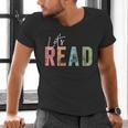 Let's Read Book Nerd Reading Book Lover Librarian Teacher Men's V-Neck T-Shirt, gift for family, gift for coworker Let's Read Book Nerd Reading Book Lover Librarian Teacher Men's V-Neck T-Shirt, gift for family, gift for coworker