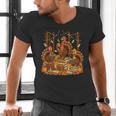 Librarian Turkey Reading Book Fall Thanksgiving Teacher Men's V-Neck T-Shirt, gift for family, gift for coworker Librarian Turkey Reading Book Fall Thanksgiving Teacher Men's V-Neck T-Shirt, gift for family, gift for coworker
