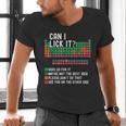 Can I Lick It Periodic Table Science Teacher Chemistry Men's V-Neck T-Shirt, Science Teacher Shirts, gift for family, gift for coworker