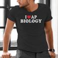 I Love AP Biology I Heart AP Biology Teachers Students For Men Women Kids Men's V-Neck T-Shirt, gift for family, gift for coworker