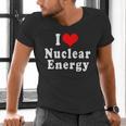 I Love Nuclear Energy School Teacher Men's V-Neck T-Shirt, gift for family, gift for coworker